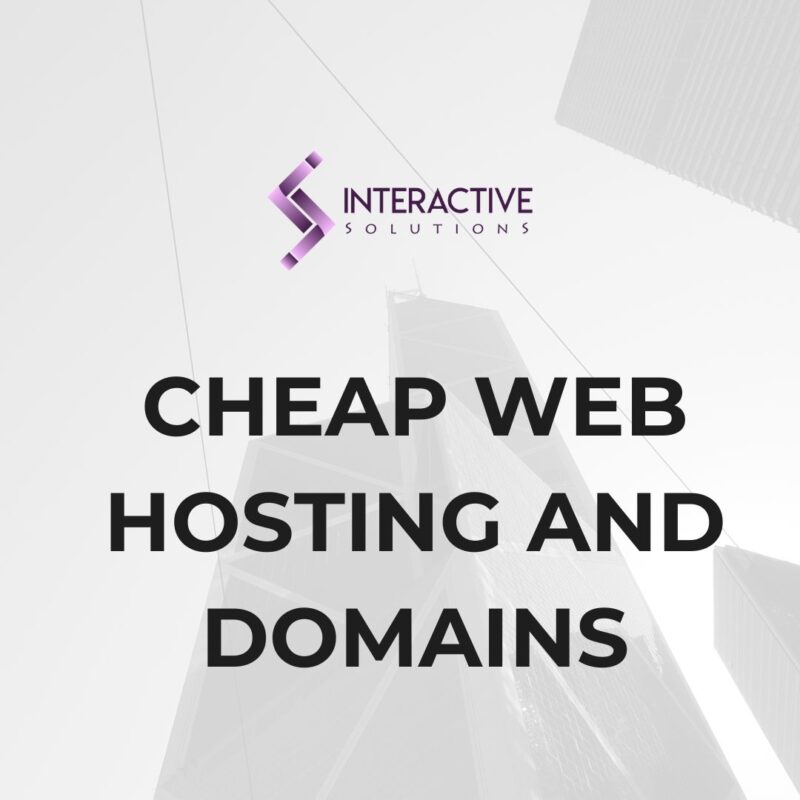 Cheap Web Hosting and Domains