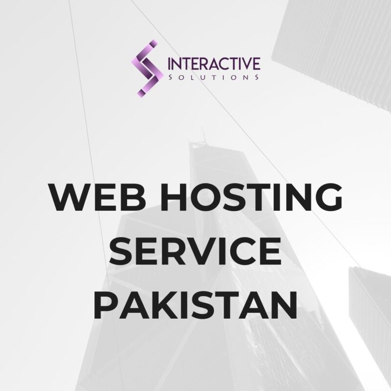 Web Hosting Service Pakistan