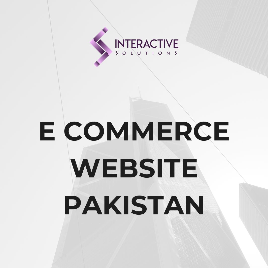E Commerce Website Pakistan