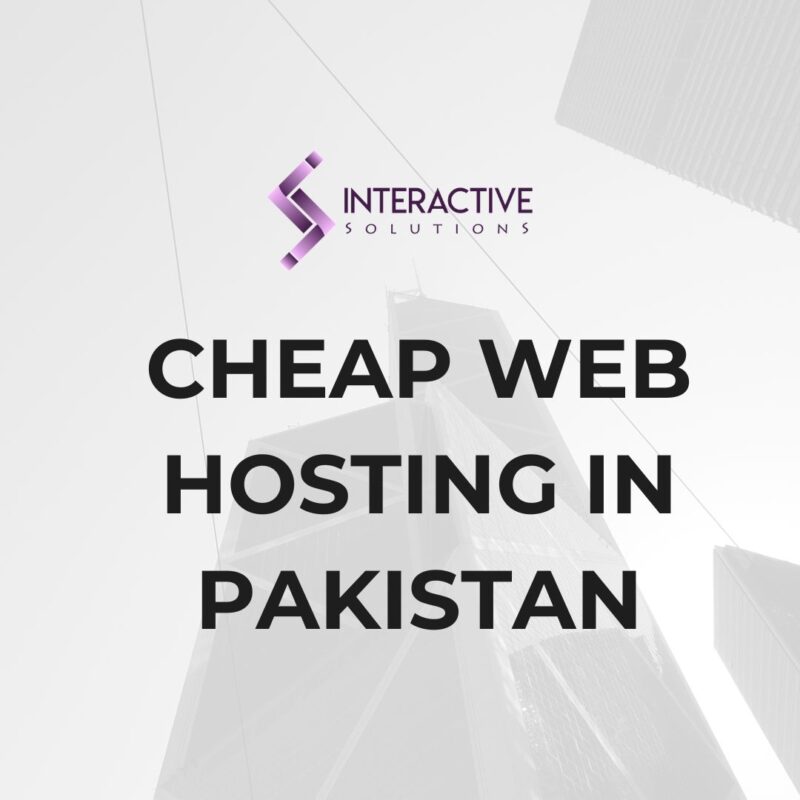 Cheap Web Hosting in Pakistan