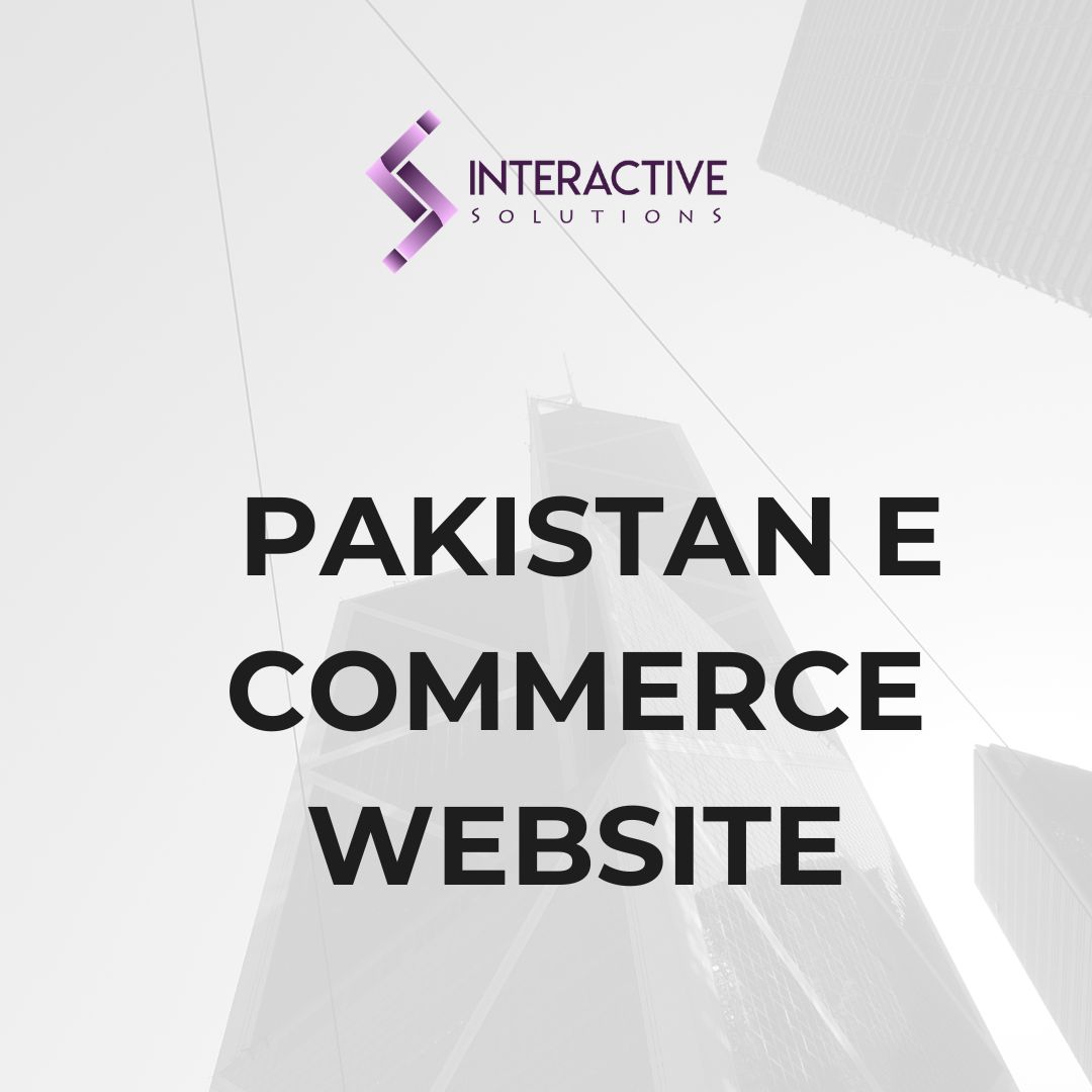 PAKISTAN E COMMERCE WEBSITE