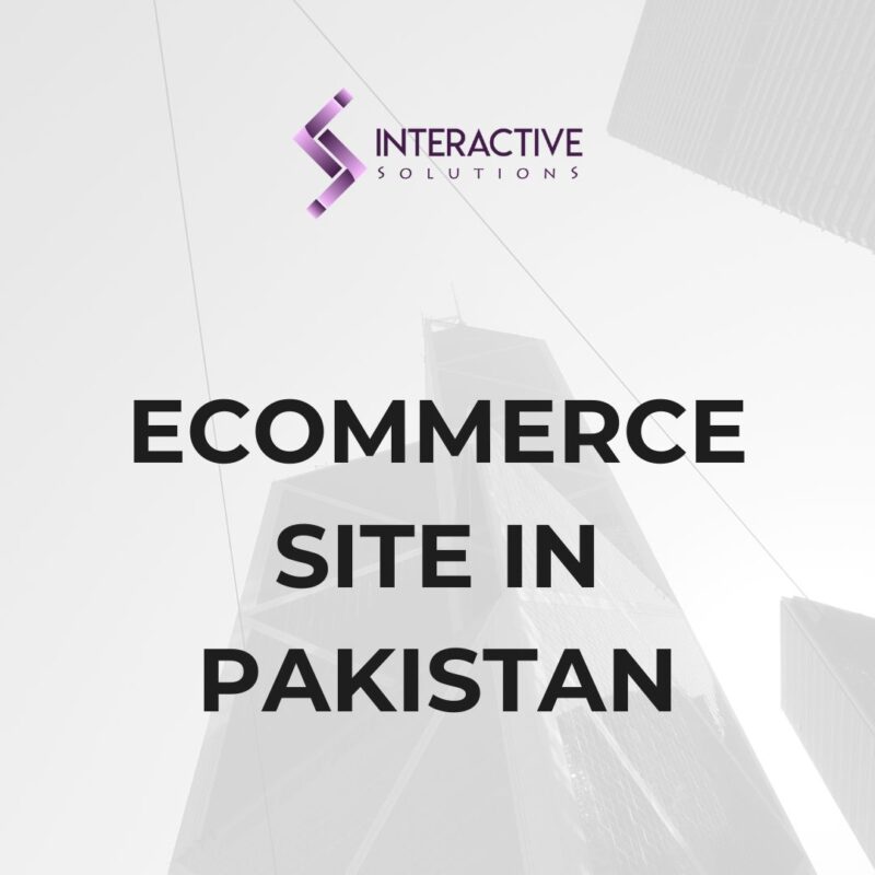 Ecommerce Site in Pakistan