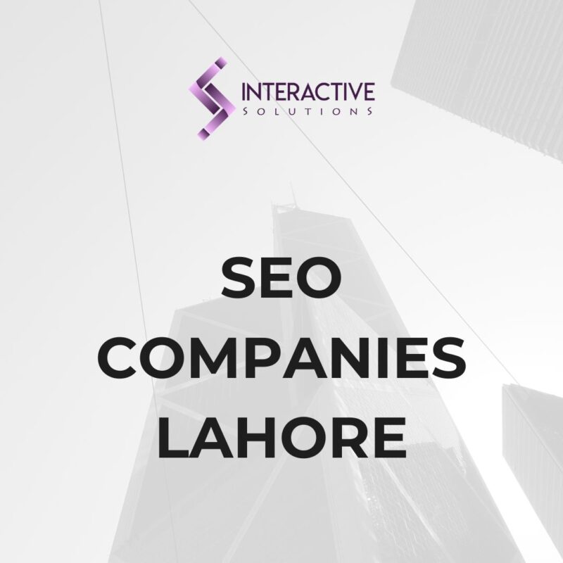 SEO Companies Lahore