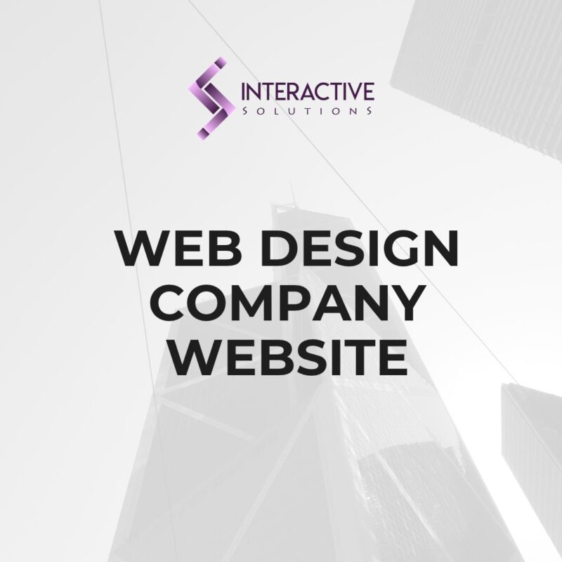 web design company website